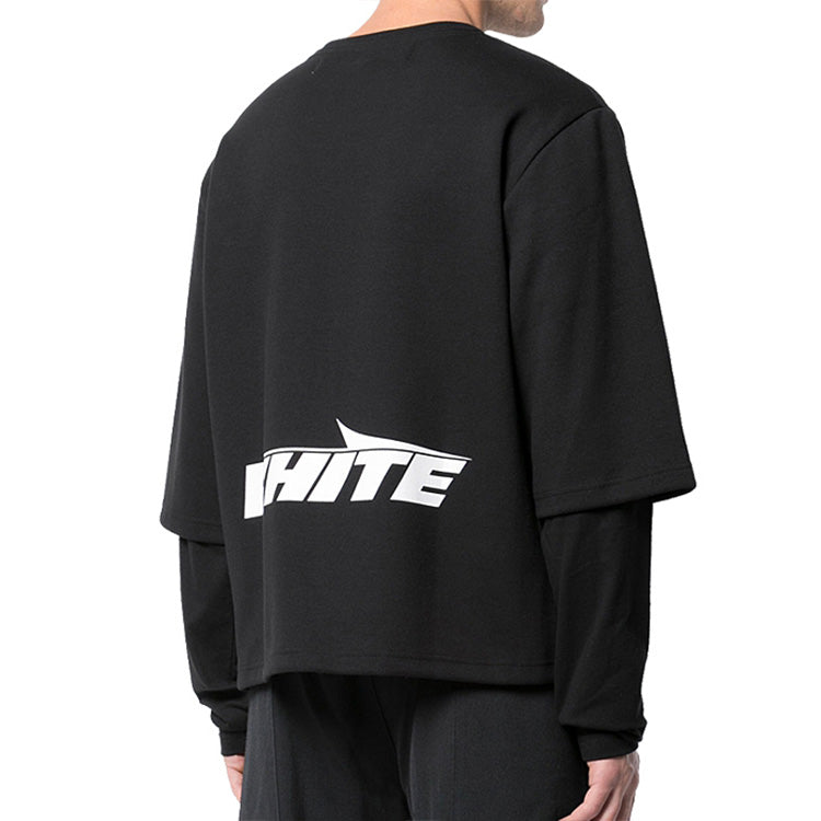 Off-White Mens Cotton Long Sleeve Sweatshirt OMAB022E184050031001