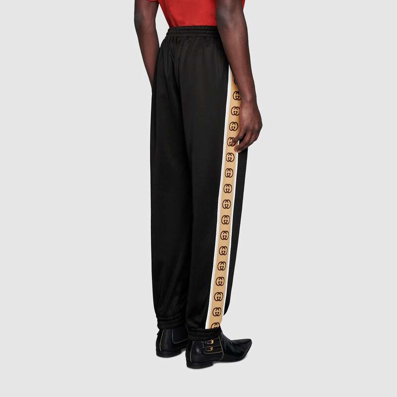 Gucci Loose technical jersey jogging pant Black 598858-XJBZ8-1082
