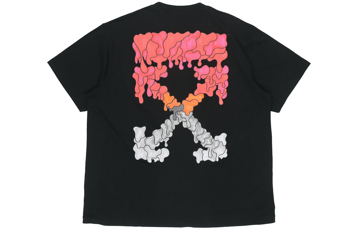 Off-White Red Marker Over Tee 'Black' OMAA038S21JER0021025