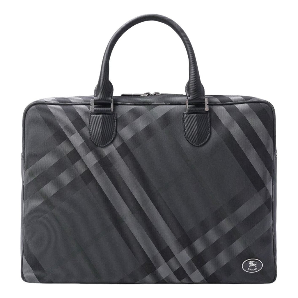 Burberry Grid Briefcase 'Charcoal' 8116532