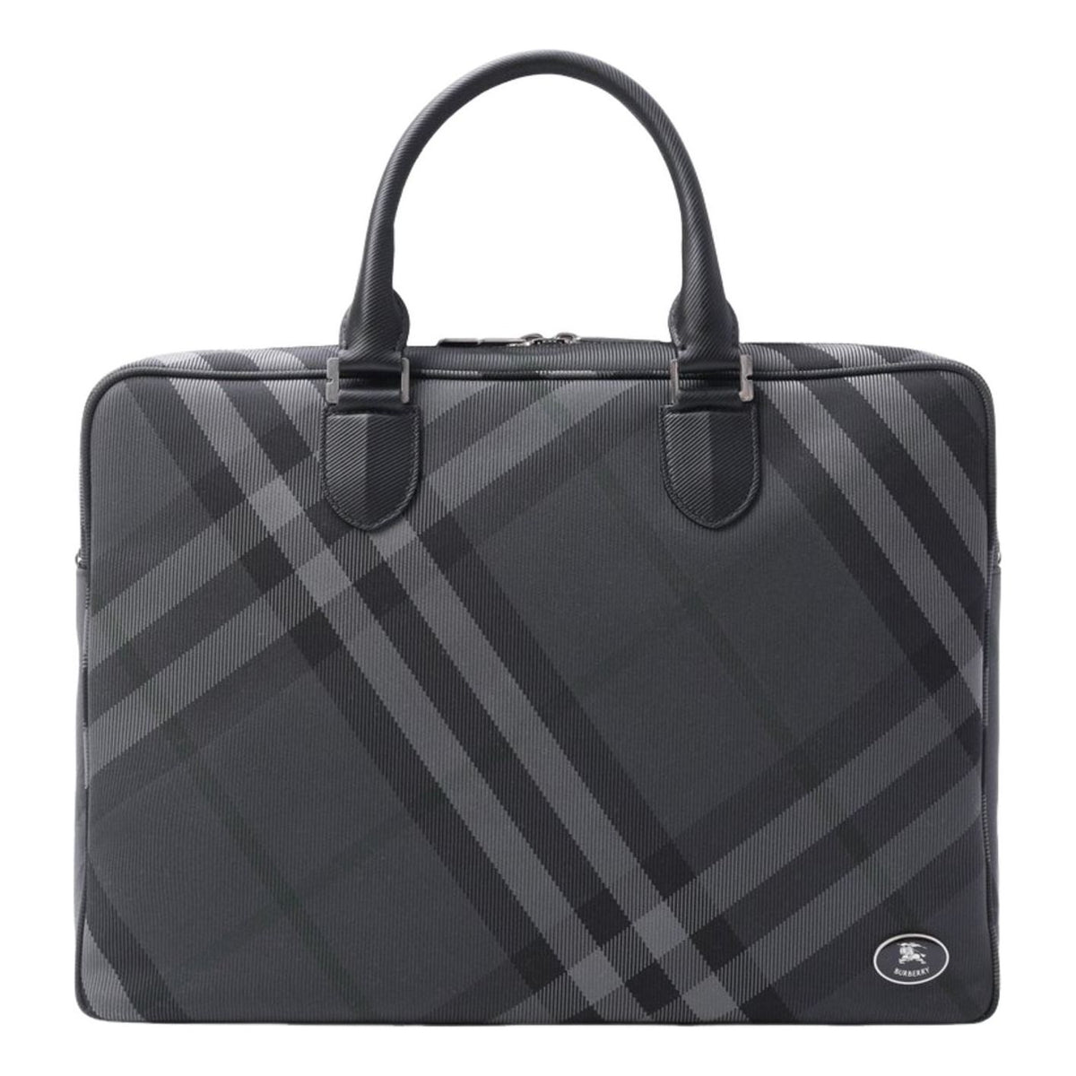 Burberry Grid Briefcase 'Charcoal' 8116532