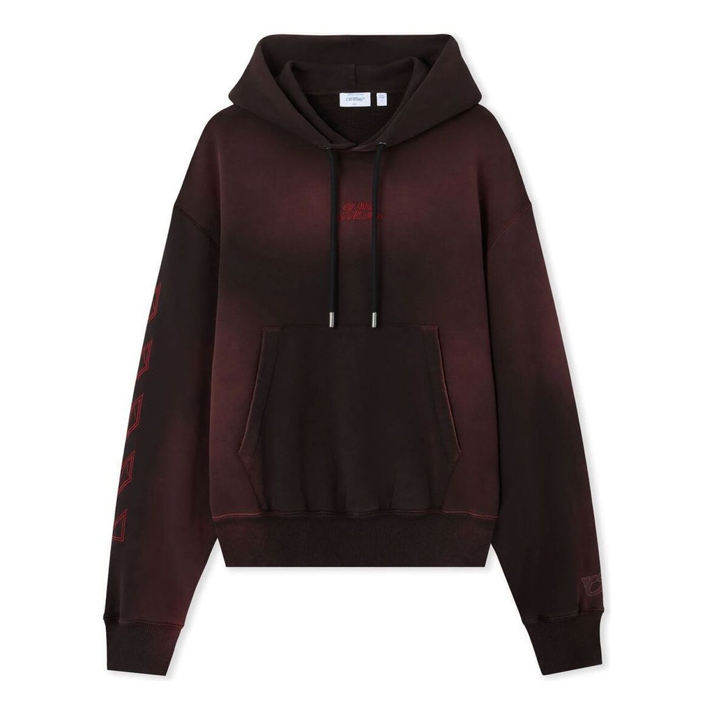 Off-White x c/o AC Milan Hoodie 'Black Red' 44MBB12NG25F002125