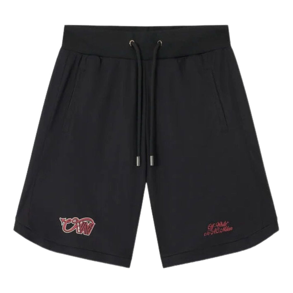 Off-White x c/o AC Milan Tech Shorts 'Black Red' 44MCI01DG25F001125