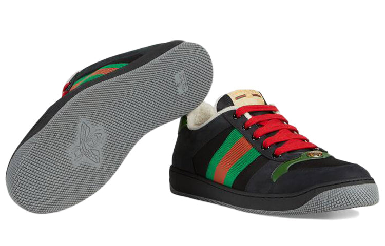 Gucci Screener Suede 'Black Green' 576223-9PYQ0-1098