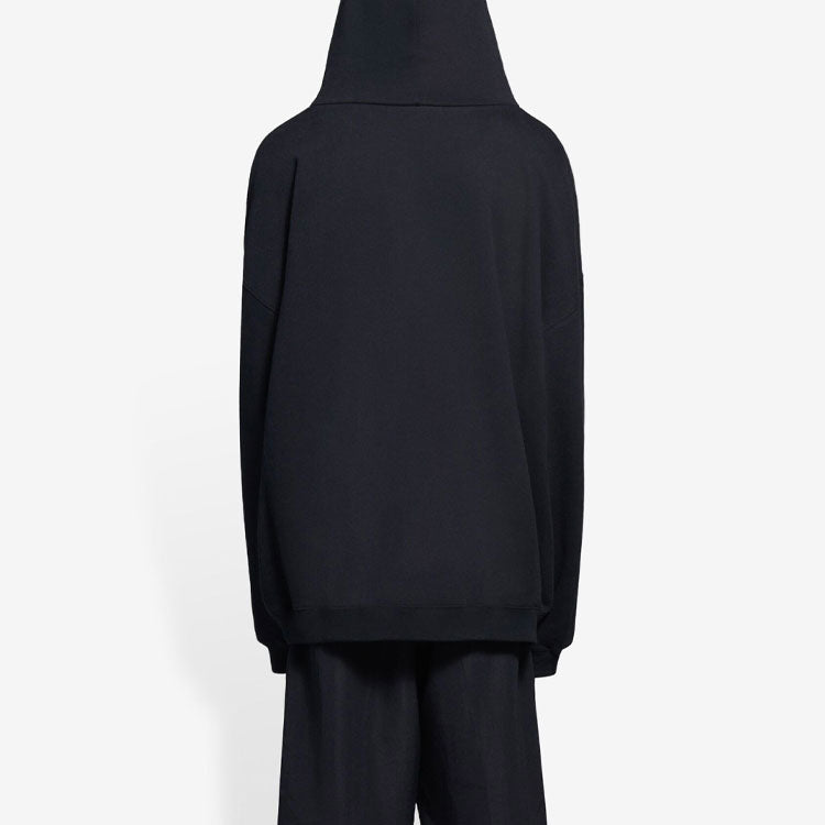 Balenciaga Embroidered BB Crest Hoodie 'Black' 620973TKV721069