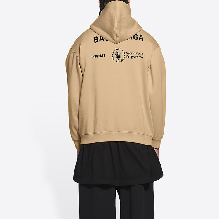 Balenciaga x World Food Programme Medium Fit Hoodie 'Beige' 600583TJVK49605