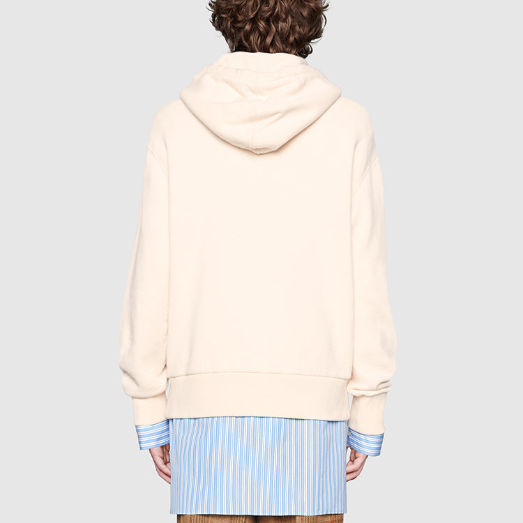 Gucci Hooded sweatshirt with Interlocking G 'off-white' 475374-X3Q25-9524