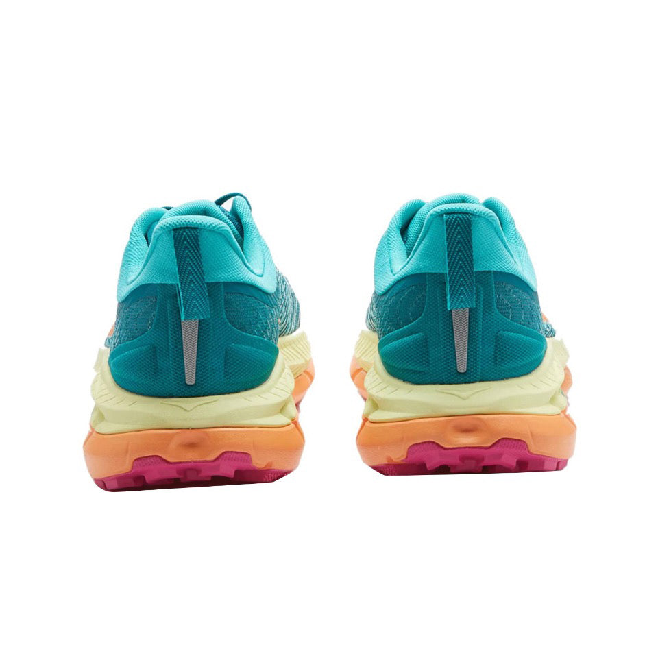 HOKA Mafate Speed 4 – Teal, Peach & Pale Yellow