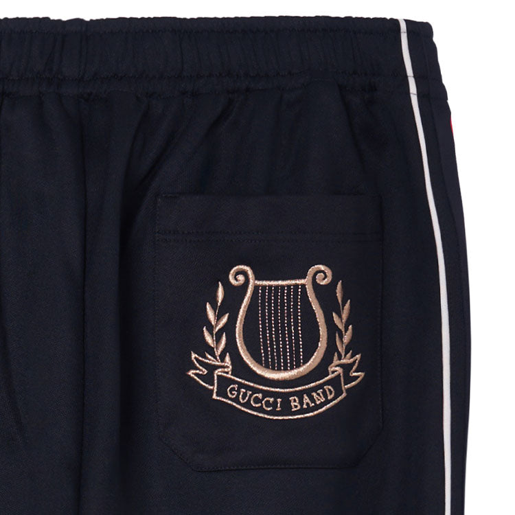 Gucci Web Stripe Sweatpants 'Black' 575763-XJBBE-1410