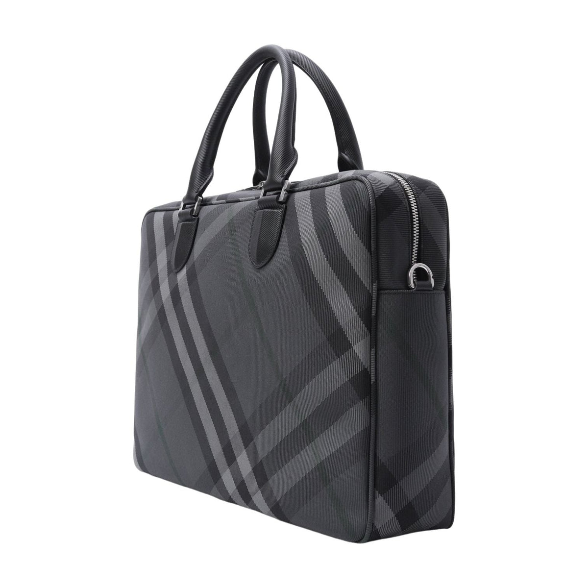 Burberry Grid Briefcase 'Charcoal' 8116532