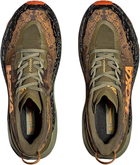 HOKA Speedgoat 6 – Olive, Brown & Orange