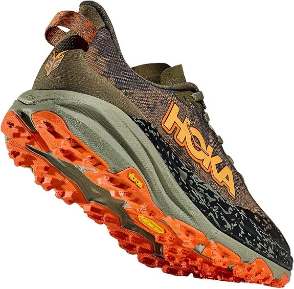 HOKA Speedgoat 6 – Olive, Brown & Orange