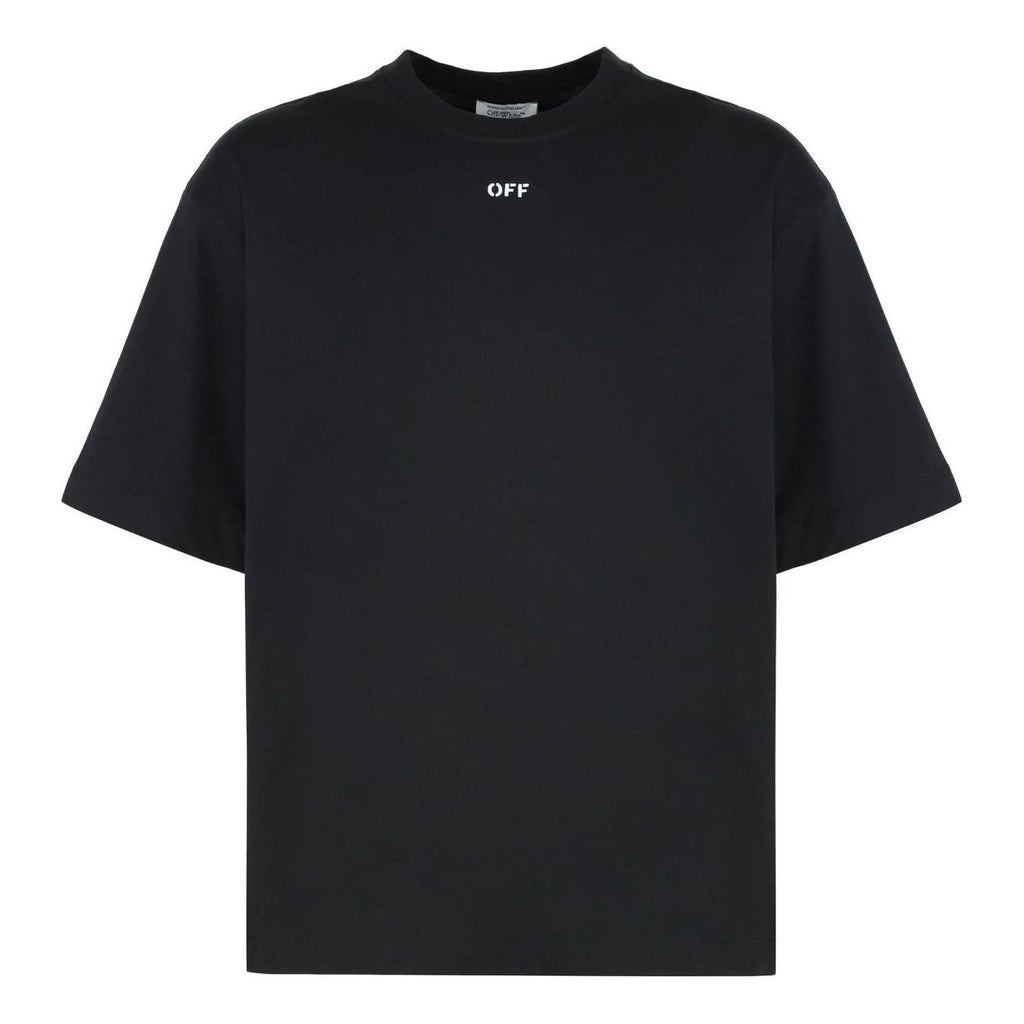 Off-White Scribble Diagonal Skate Short Sleeve T-Shirt 'Black' 44MAA120G5J00E1001
