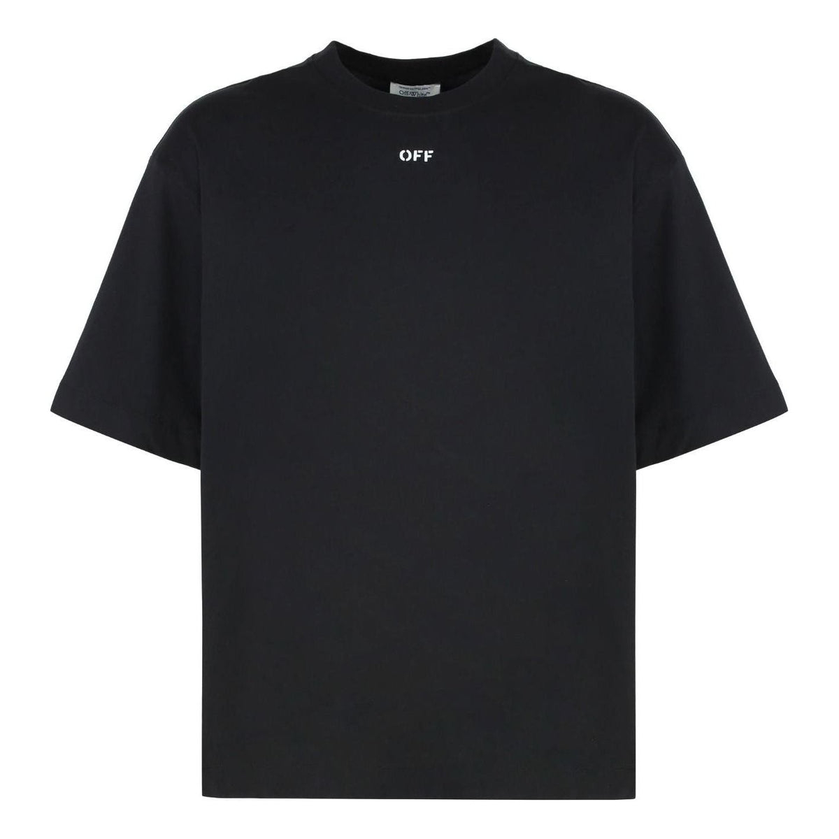 Off-White Scribble Diagonal Skate Short Sleeve T-Shirt 'Black' 44MAA120G5J00E1001