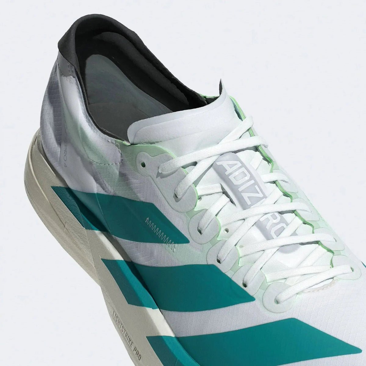 Adidas Adizero Adios Pro 4 Running Shoes – White / Pure Teal