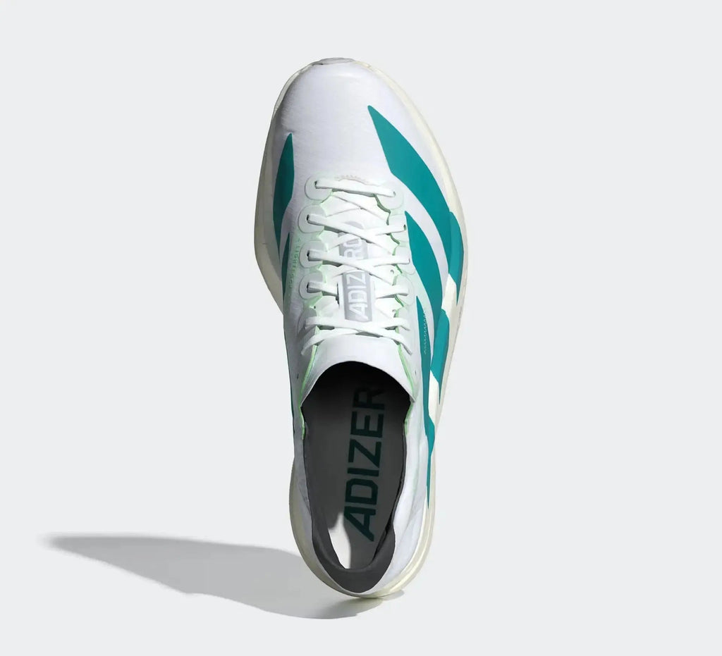 Adidas Adizero Adios Pro 4 Running Shoes – White / Pure Teal