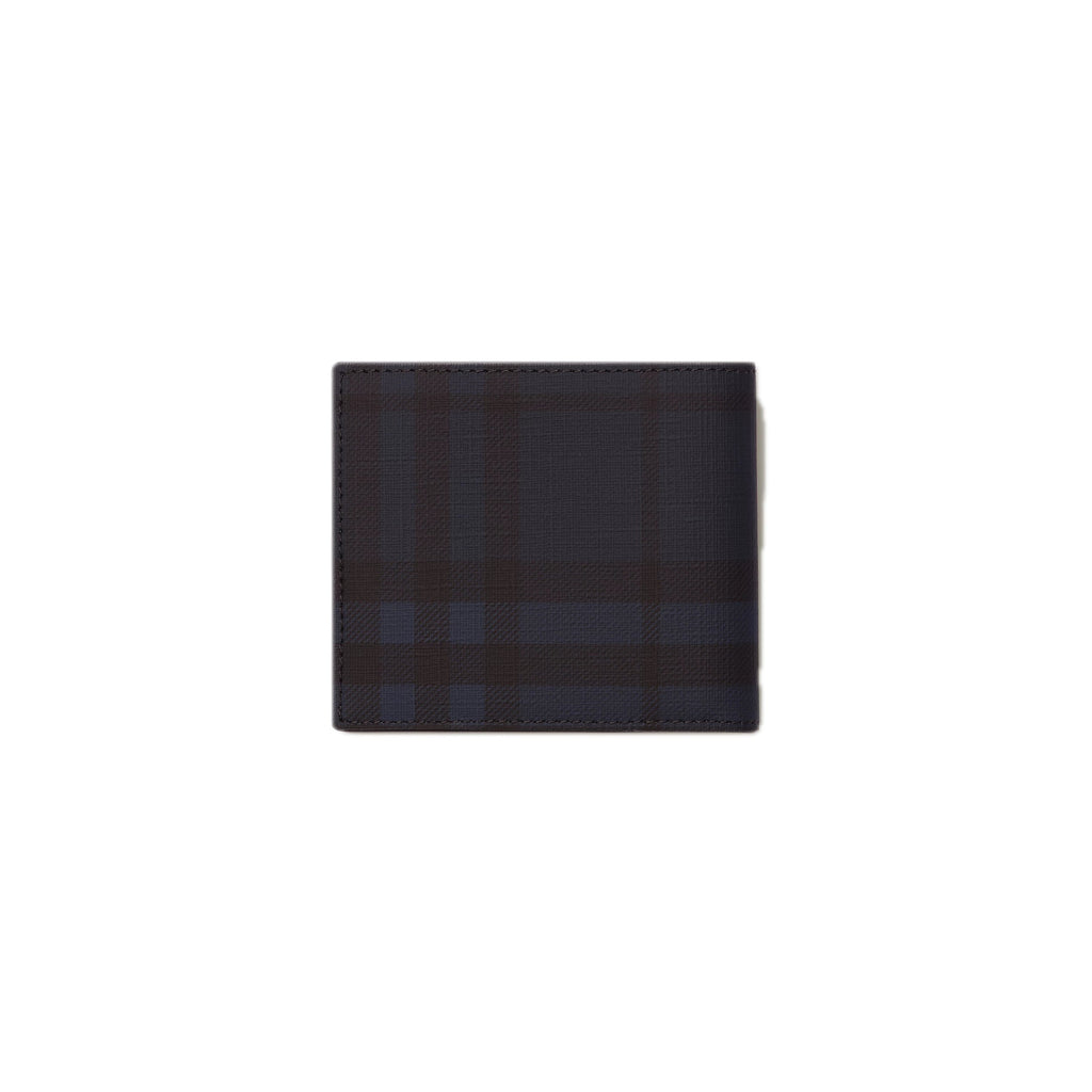 Burberry City Check Bifold Wallet 'Navy' 8128116