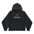 Balenciaga x Puma Hoodie Medium Fit 'Black Faded' 767877TTVA41041