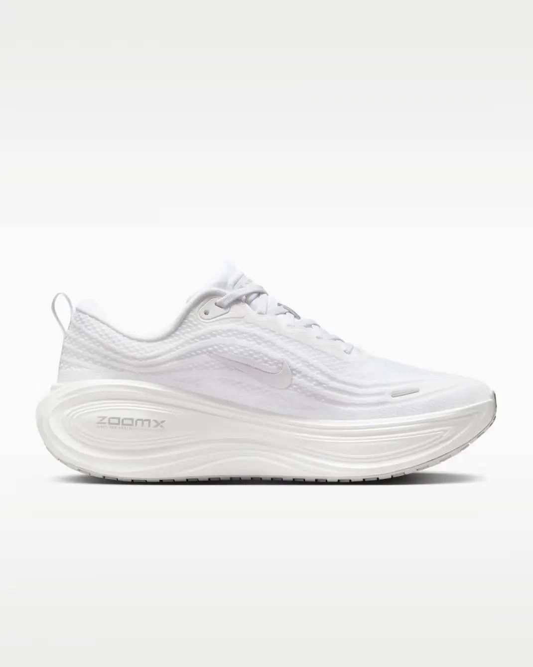 Nike Vomero Plus Road Running Shoes - White / Metallic Silver