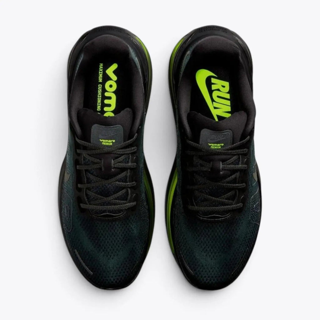 Nike Vomero Premium Road Running Shoes - Black / Volt