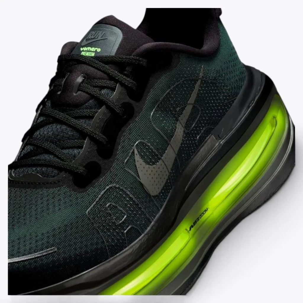 Nike Vomero Premium Road Running Shoes - Black / Volt