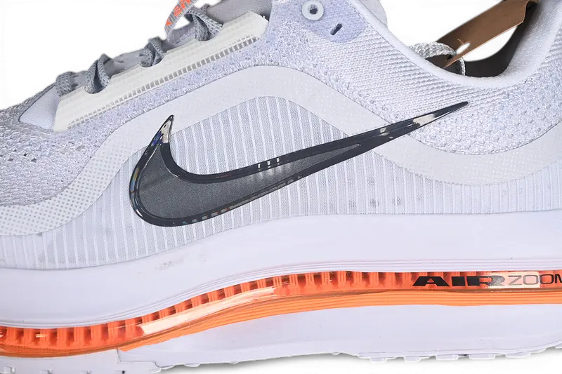Nike Pegasus Premium Airscape Road Running Shoes - Football Grey / Total Orange