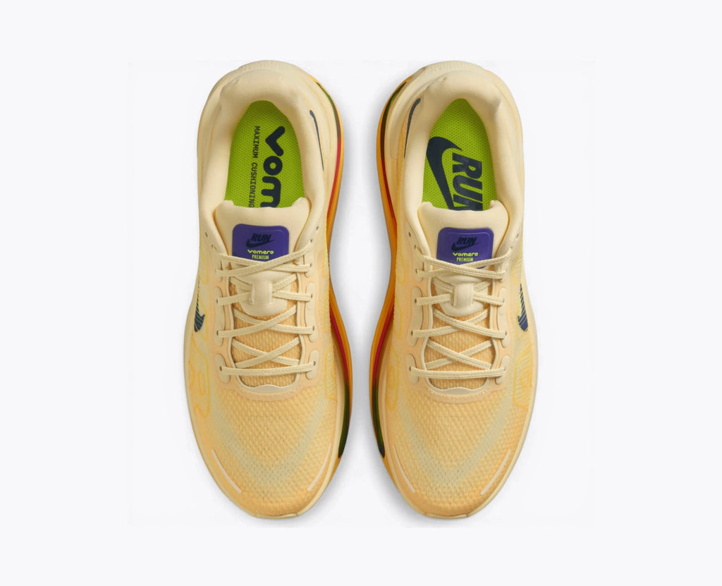 Nike Vomero Premium Road Running Shoes - Alabaster / Citron Pulse