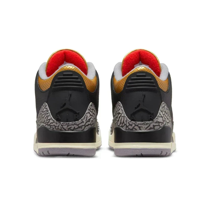 Air Jordan 3 'Black Cement Gold'