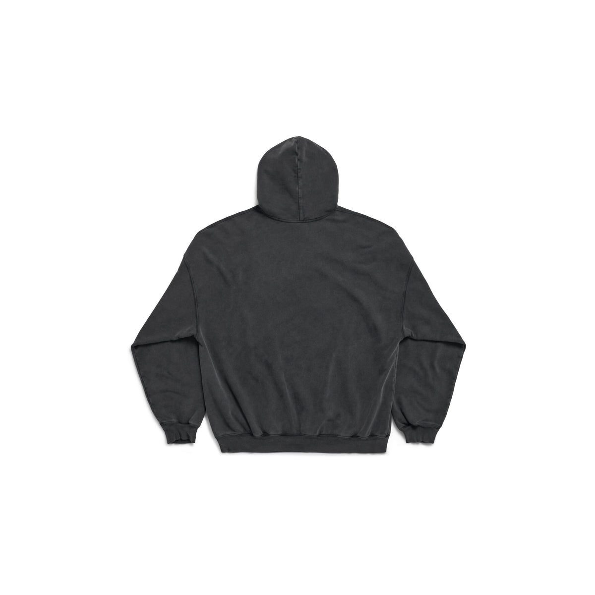 Balenciaga The Capital Of Fashion Hoodie Large Fit 'Black Faded' 803265TRVN41048
