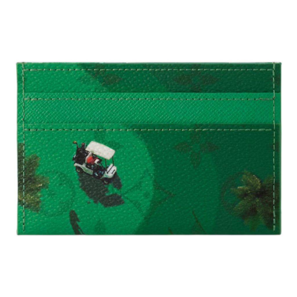 LOUIS VUITTON Golf Double Card Case 'Green' M14863