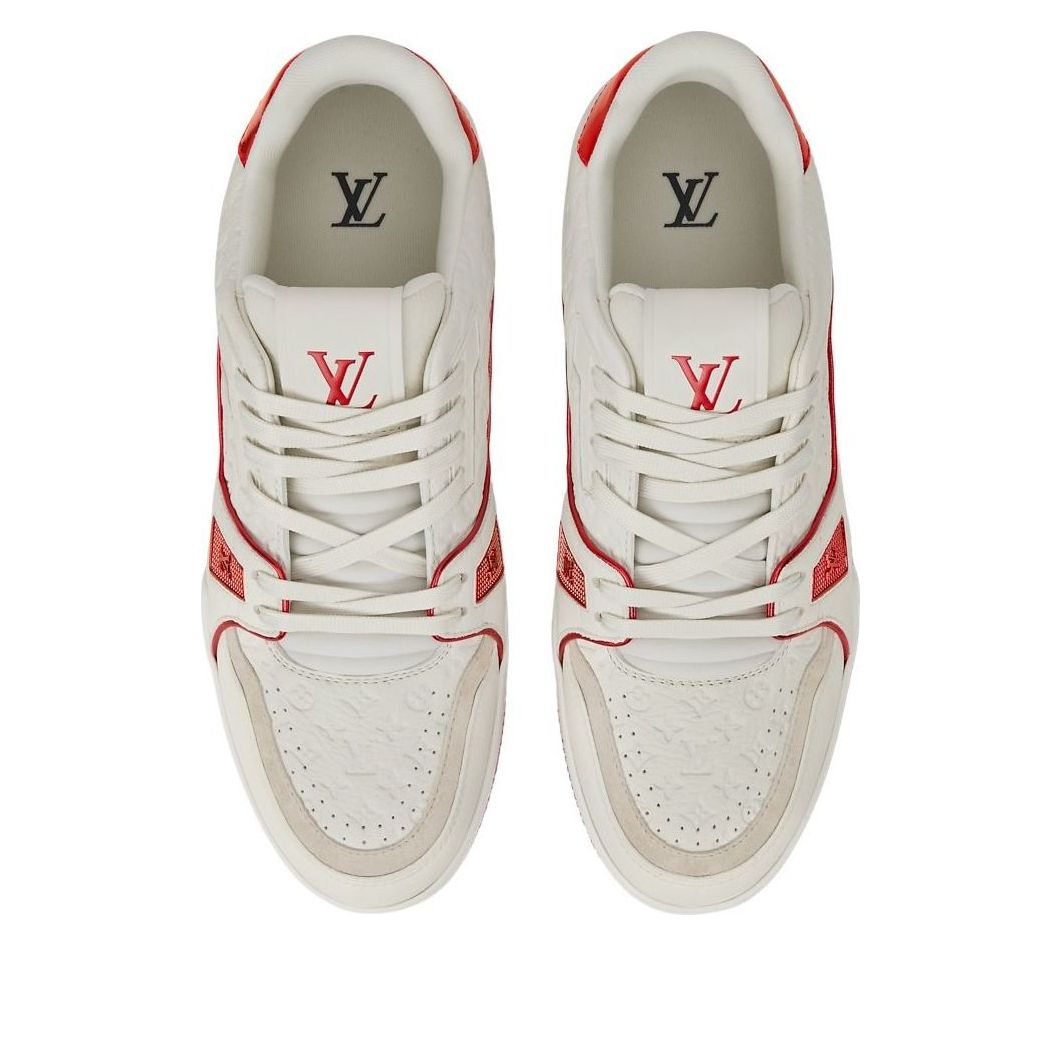 LOUIS VUITTON Trainer Sneaker 'Red' 1AKCLD