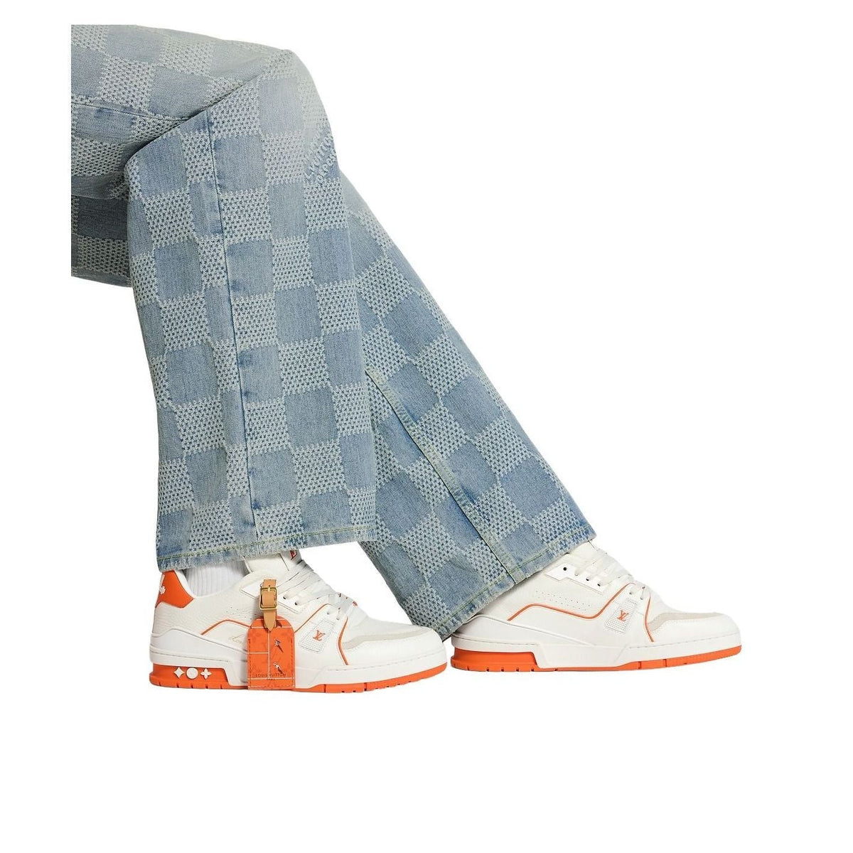 LOUIS VUITTON Trainer Sneaker 'Orange' 1AKRBK