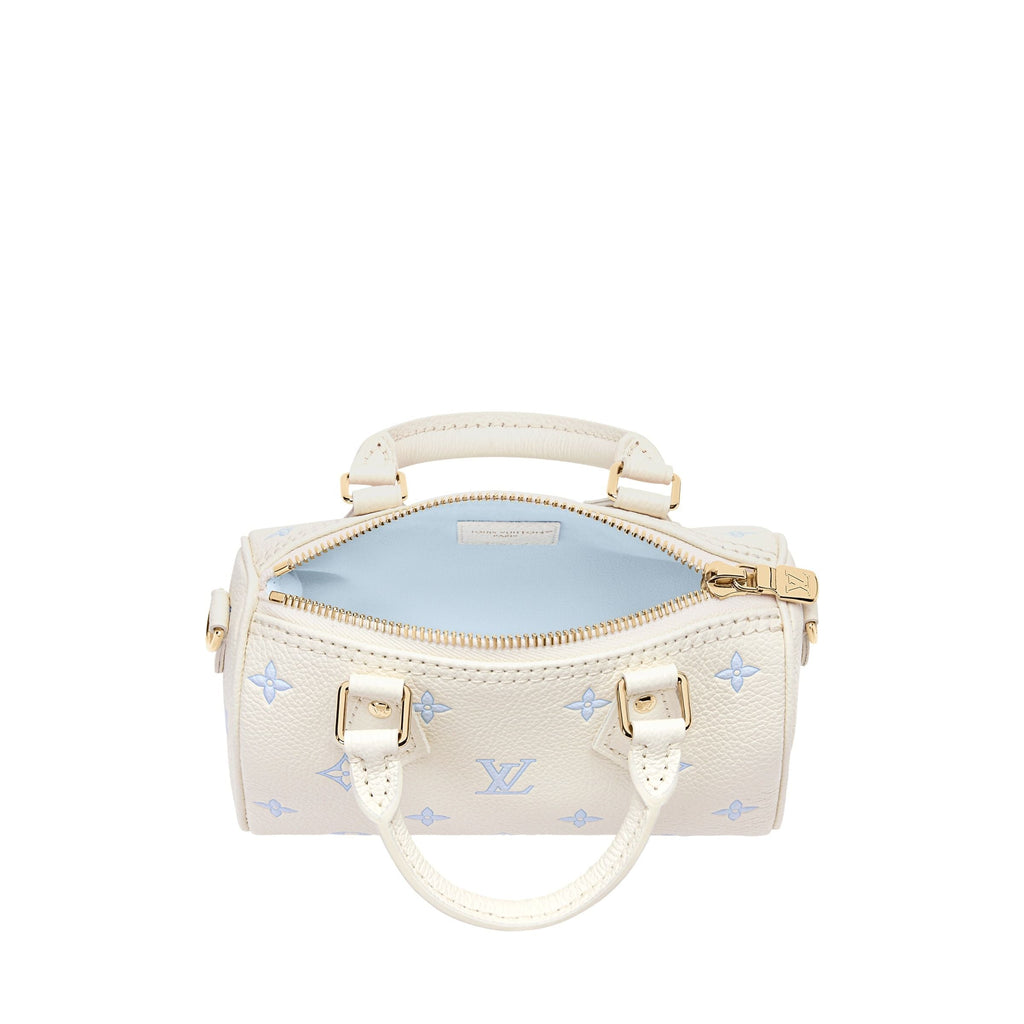 LOUIS VUITTON Nano Speedy 'Milky White Blue" M27702