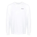 Men's Off-White SS22 Logo Printing Long Sleeves White T-Shirt OMAB064C99JER00301100110
