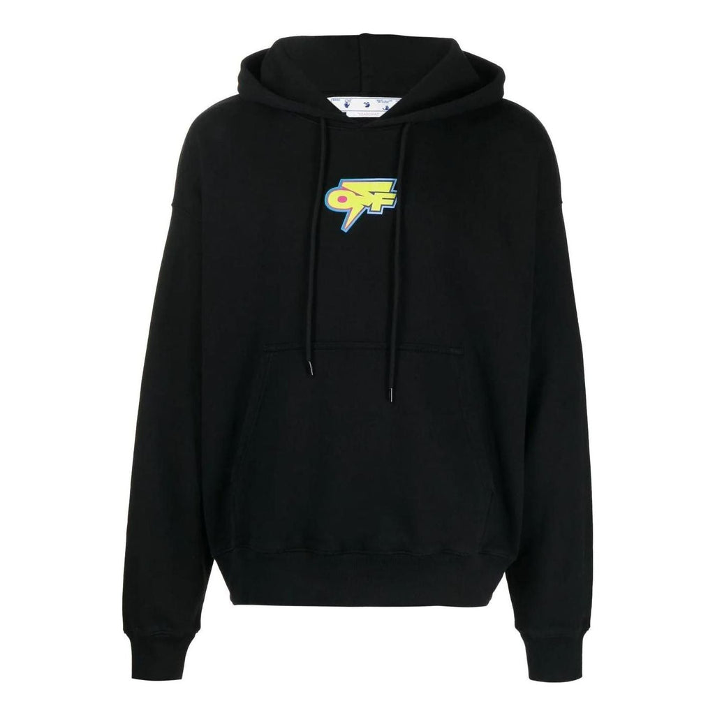 Off-White Thunder Print Skate Hoodie OMBB085F22FLE0044107