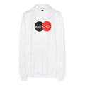 Balenciaga Uniform Logo Print Hoodie 'White' 620973TIV809000