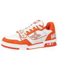 LOUIS VUITTON LV Trainer 'White Orange Velcro' 1A9ZBI