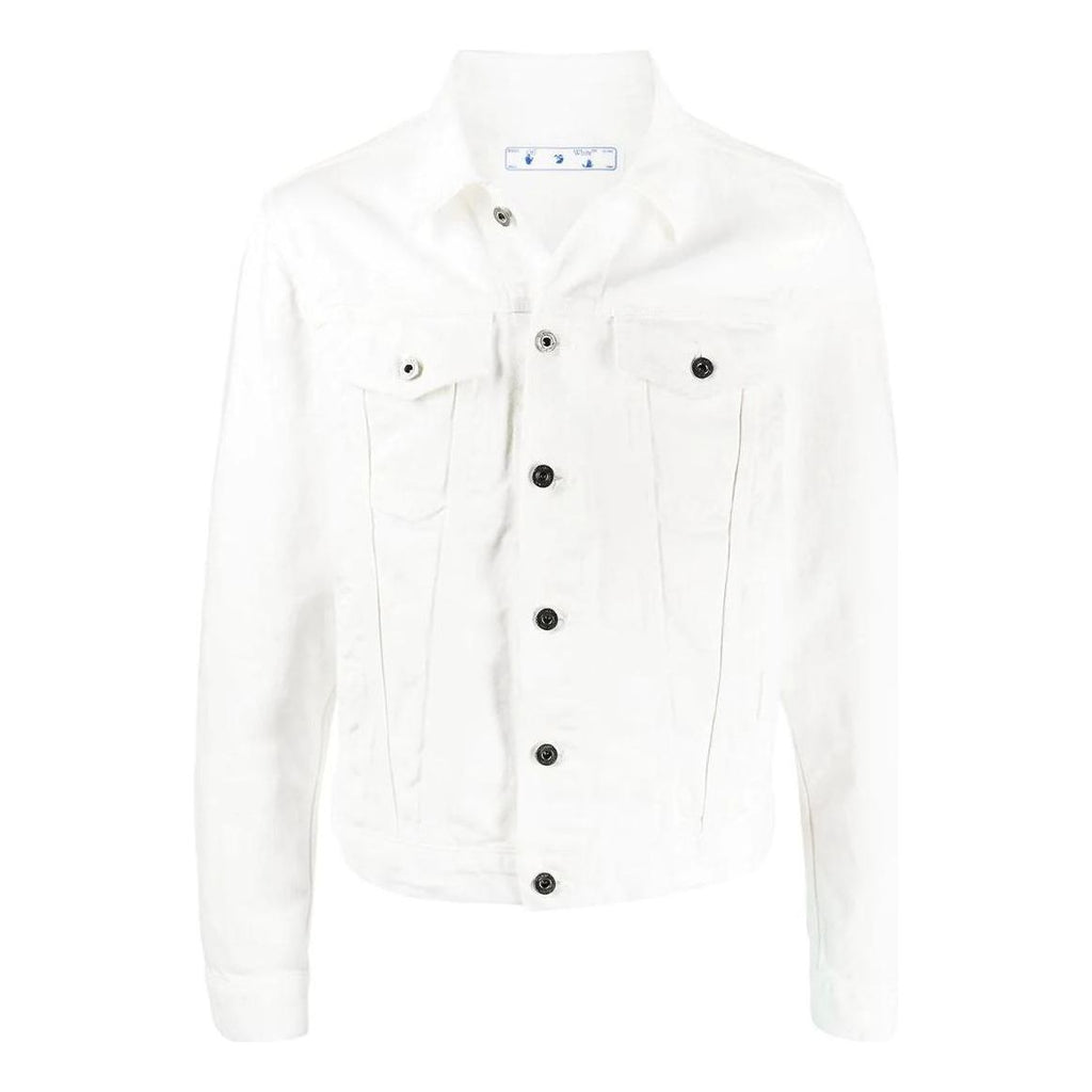 Off-White Arrows-Motif Shirt Jacket OMYE054F21DEN0020161
