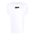 Off-White FW21 logo Printing Short Sleeve Loose Fit White OMAA027F21JER0030110