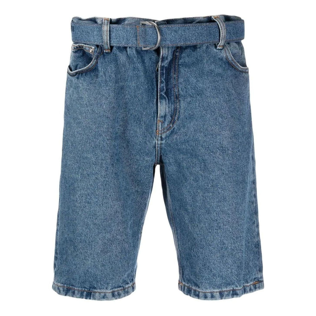 Off-White Belted Denim Shorts OMYC005C99DEN0024949