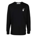 Off-White FW21 Caravaggio Painting Solid Color Long Sleeves Ordinary Version Black OMAB001F21JER0031084