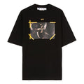 Off-White Diag Arrow Caravaggio Mercy Skate T-Shirt 'Black' OMAA119C99JER0061001