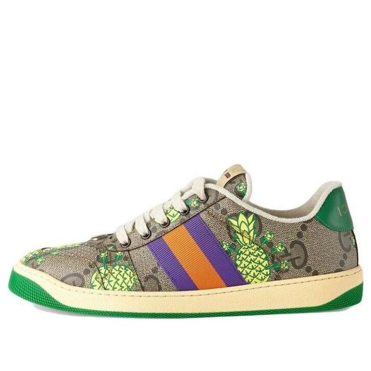 Gucci GG Tropical Patterns Sneakers 'Tan Multi' 673409-UIR20-9791