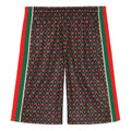 Gucci Star Print Track Shorts 'Brown Green Red' 575736-XJBA6-1145