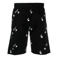 Off-White Men's SS21 Logo Print Short Skirt Black OMCI006R21FLE0031001