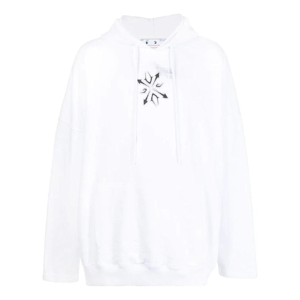 Off-White Arrows Logo-Print Hoodie OMBB091S22FLE00301100110