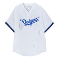 Off-White  x New Era x MLB Tripartite Crossover T-Shirt 'White Blue' OMGA207G21FAB0056145