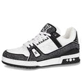 LOUIS VUITTON LV Trainer Sneakers 'Black White Rhinestones' 1ABM04