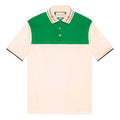 Gucci SS21 Collar Logo Polo 'Bone Green' 645259-XJC6J-9063