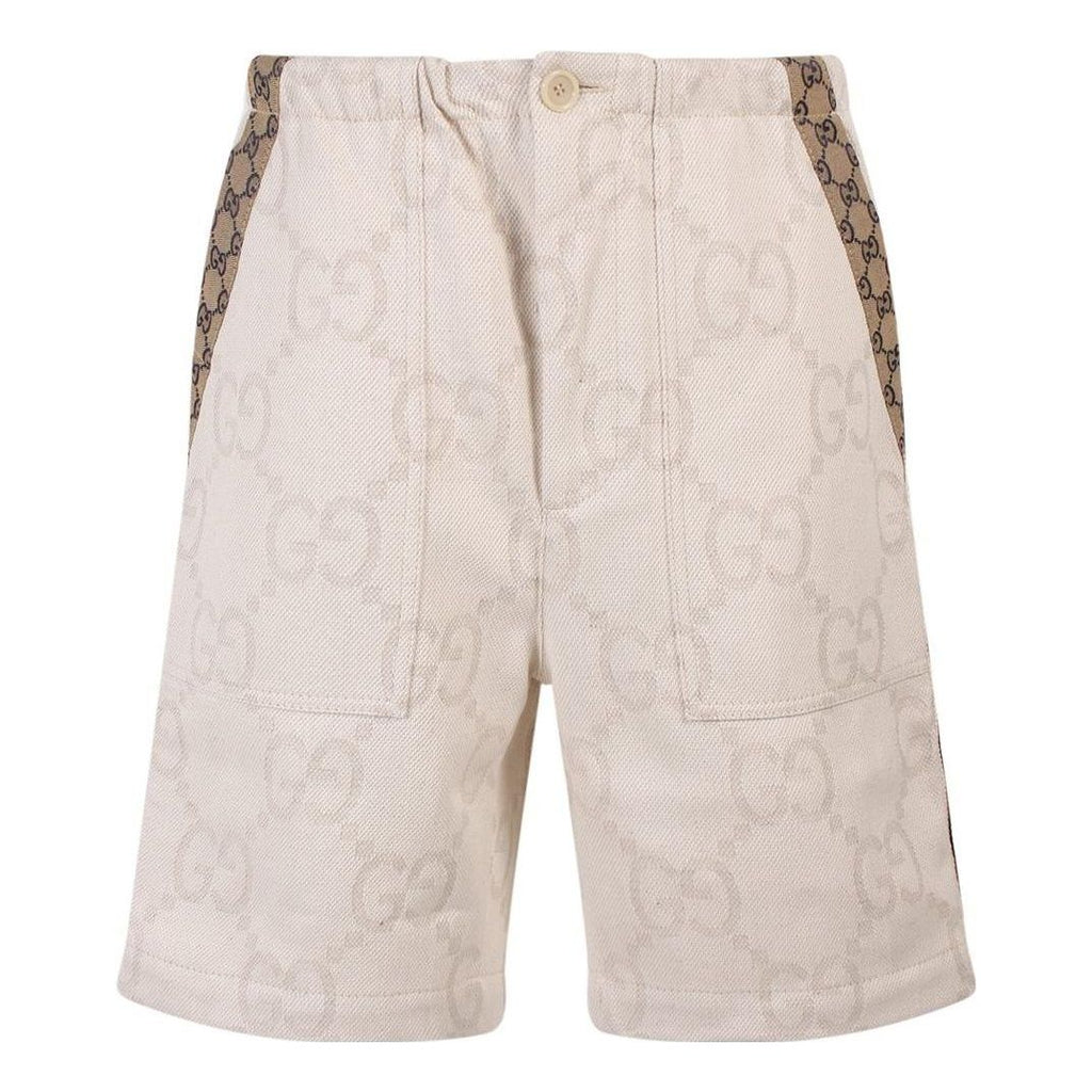 Gucci Maxi Cotton Blend Denim Shorts 'White' 697866-XDBYP-9207